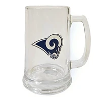 NFL L.A. Rams Beer Stein Glass 15oz