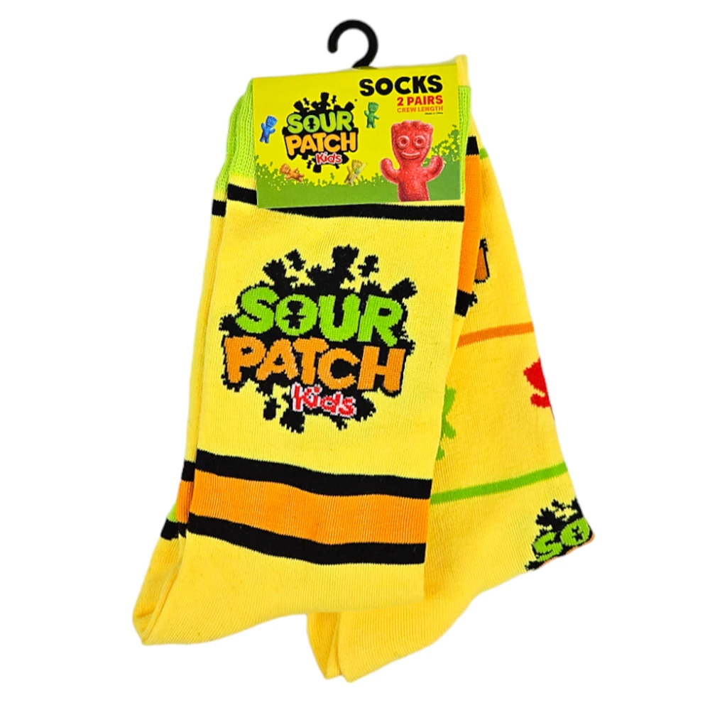 Sour Patch Kids Licensed Socks (2 Pack)