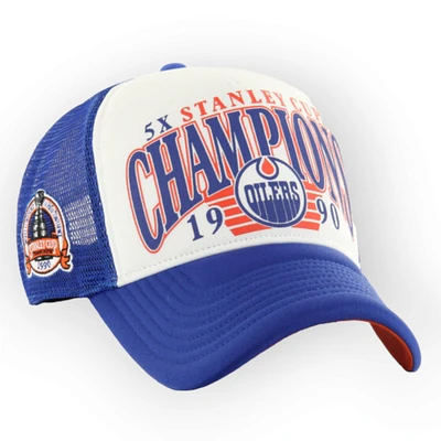 NHL Edmonton Oilers '47 Brand Foam Champ Offside DT Cap