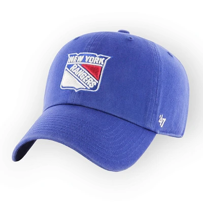 NHL N.Y. Rangers '47 Brand Blue Clean Up Cap