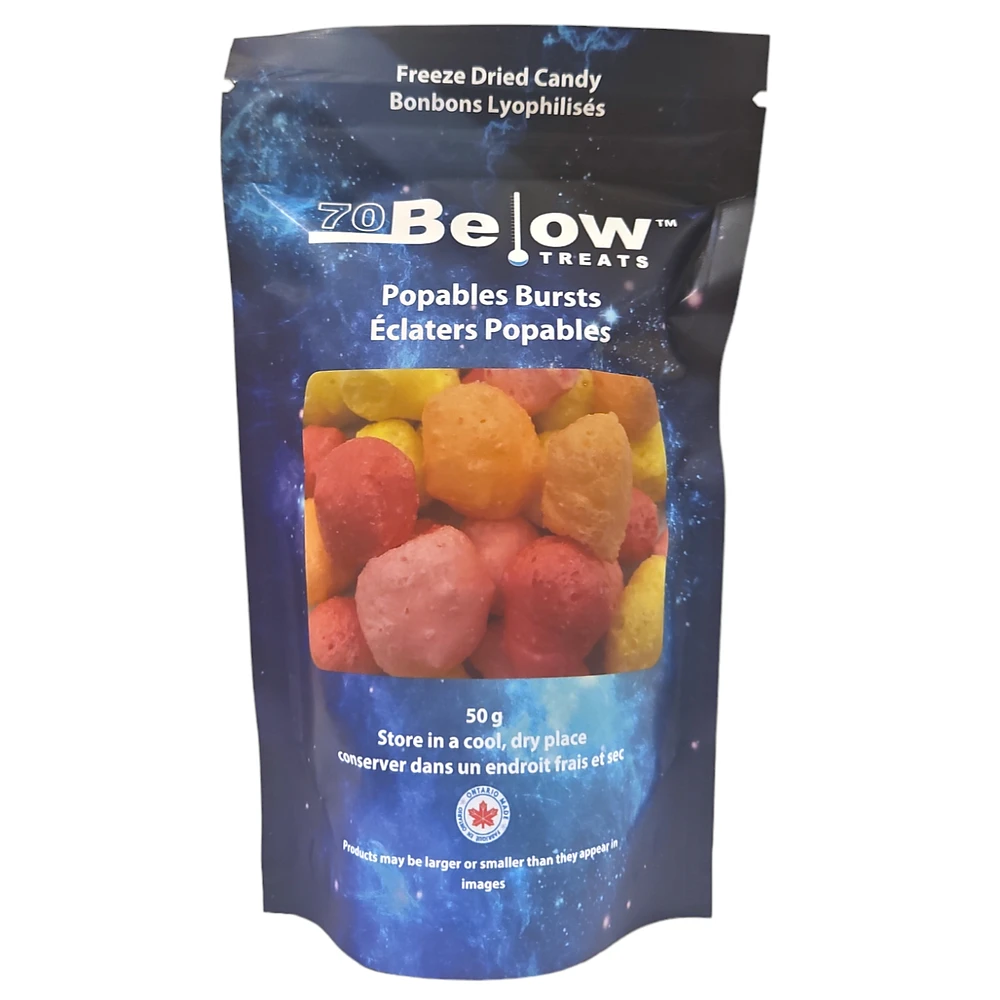 70 Below Freeze Dried Popables Burst 50g