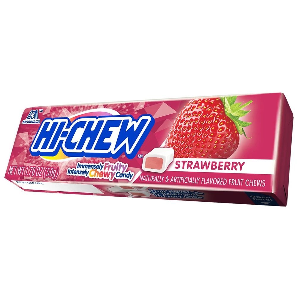 Hi-Chew Chewable Candy Strawberry Flavoured 50g