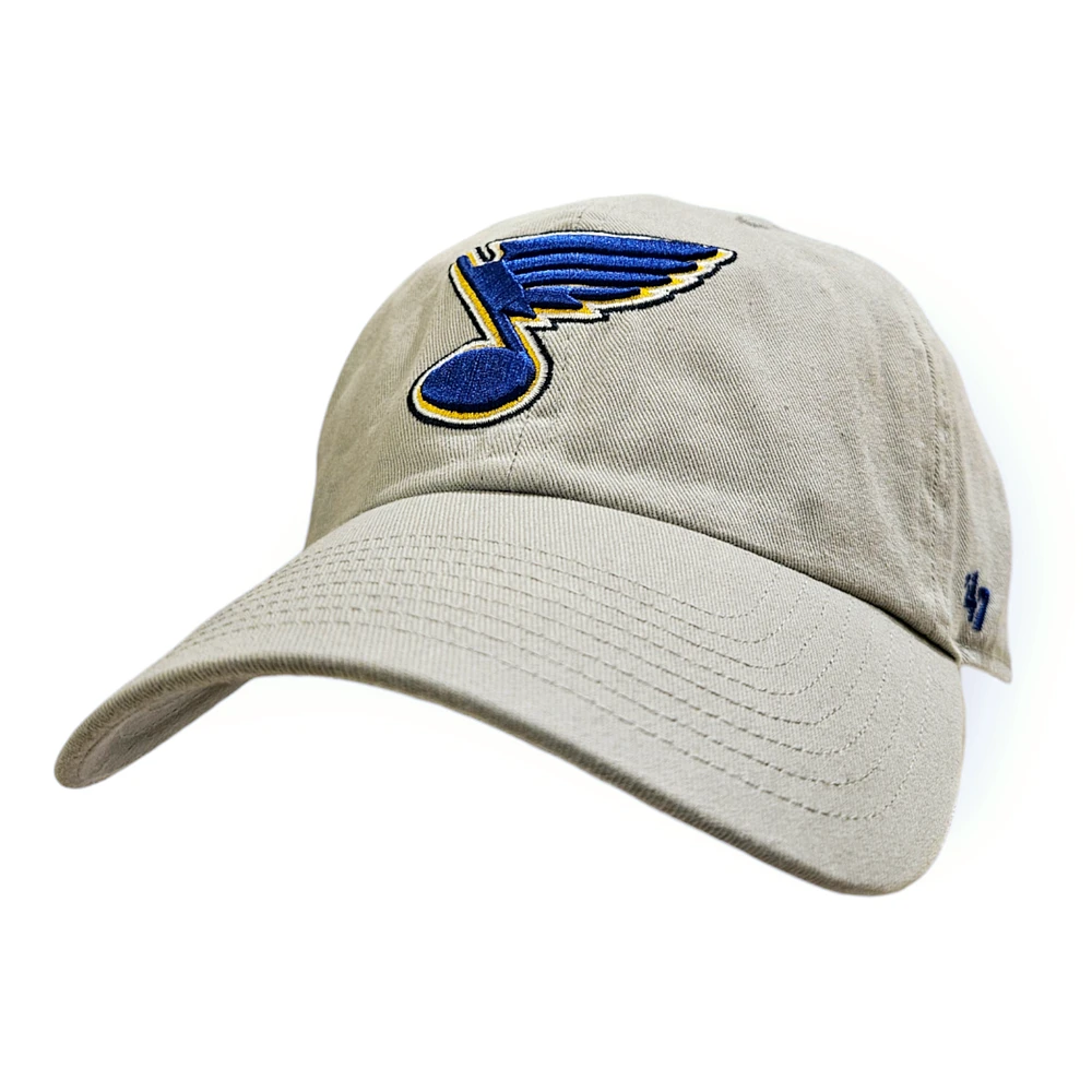 NHL St. Louis Blues '47 Brand Grey Clean Up Cap