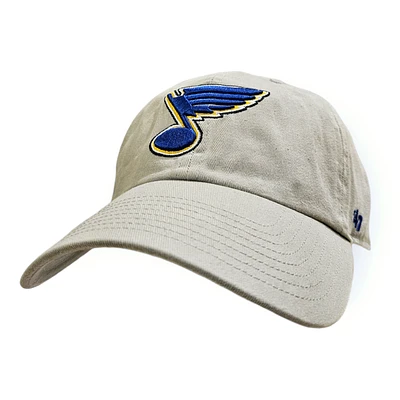 NHL St. Louis Blues '47 Brand Grey Clean Up Cap