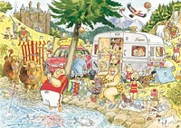 Wasgij? 1000 Piece Mystery Puzzle Camping Commotion! No. 6