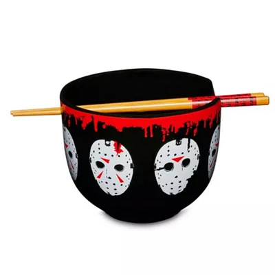 Friday The 13th Ramen Bowl & Chopsticks