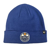 NHL Edmonton Oilers '47 Brand Blue Raised Cuff Beanie