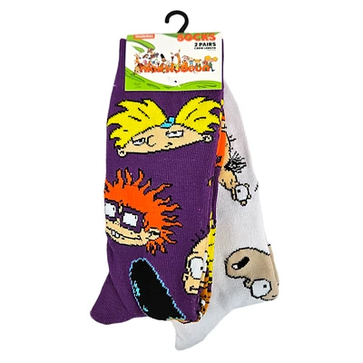 Nickelodeon Rugrats Licensed Socks (2 Pack)