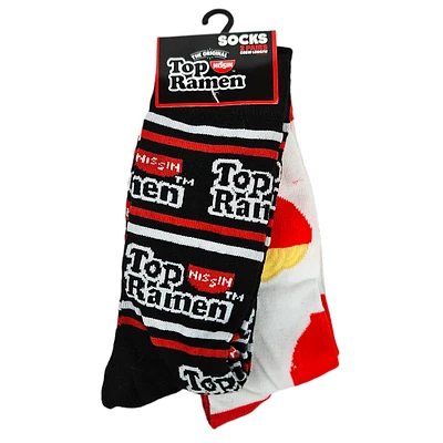 Nissin Top Ramen Licensed Socks (2 Pack)