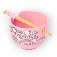 Hello Kitty Ramen Bowl & Chopsticks