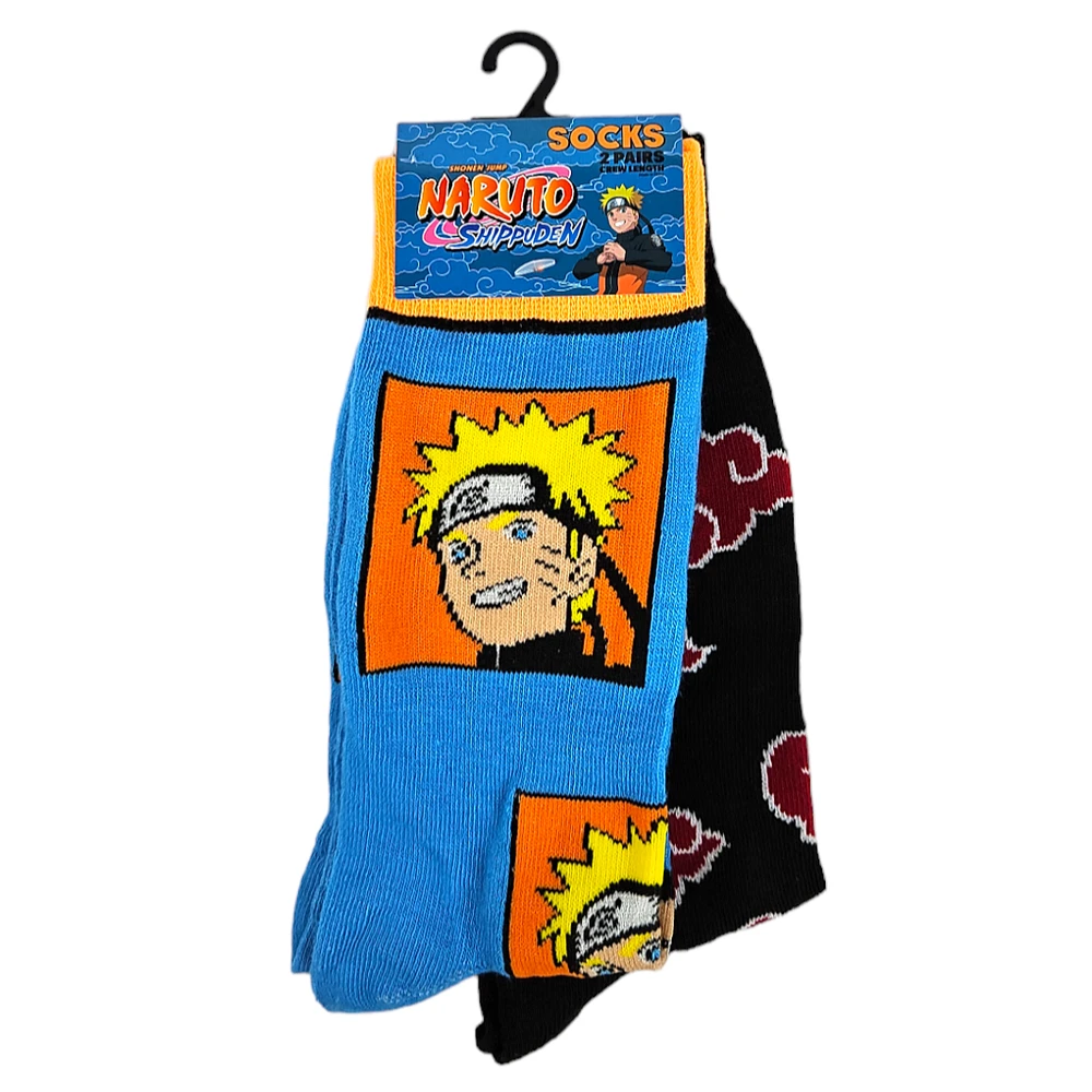 Naruto Shippuden Licensed Socks (2 Pack)