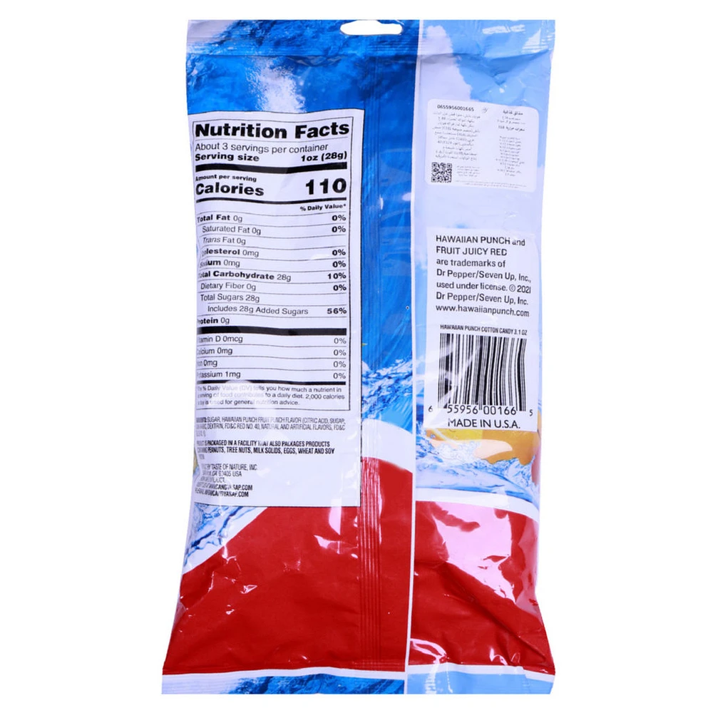 Hawaiian Punch Cotton Candy 88g