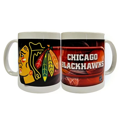 NHL Chicago Blackhawks Sublimated Coffee Mug 11oz