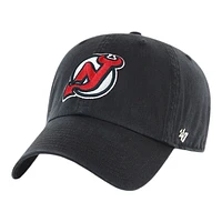 NHL New Jersey Devils '47 Brand Black Clean Up Cap