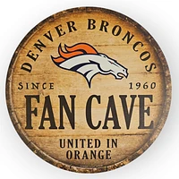 NFL Denver Broncos 14" Fan Cave Tavern Sign