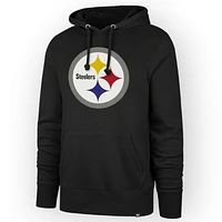 NFL Pittsburgh Steelers '47 Brand Imprint Headline Black Hoodie