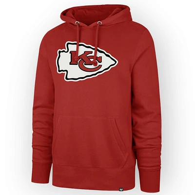 NFL Kansas City Chiefs '47 Brand Imprint Headline Red Hoodie