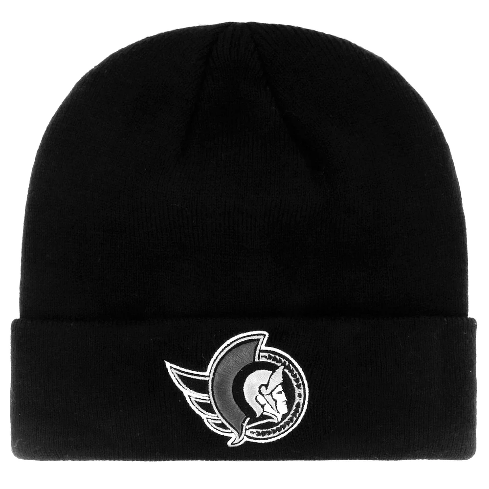 NHL Ottawa Senators Platinum Knit Raised Cuff Beanie