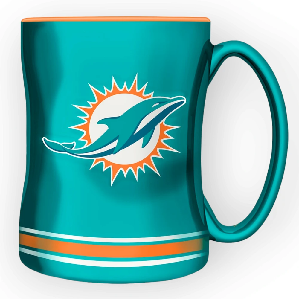 NFL Miami Dolphins Sculpted Mug 14oz