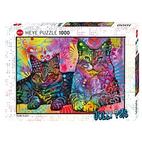 Heye 1000 Piece Puzzle Devoted 2 Cats