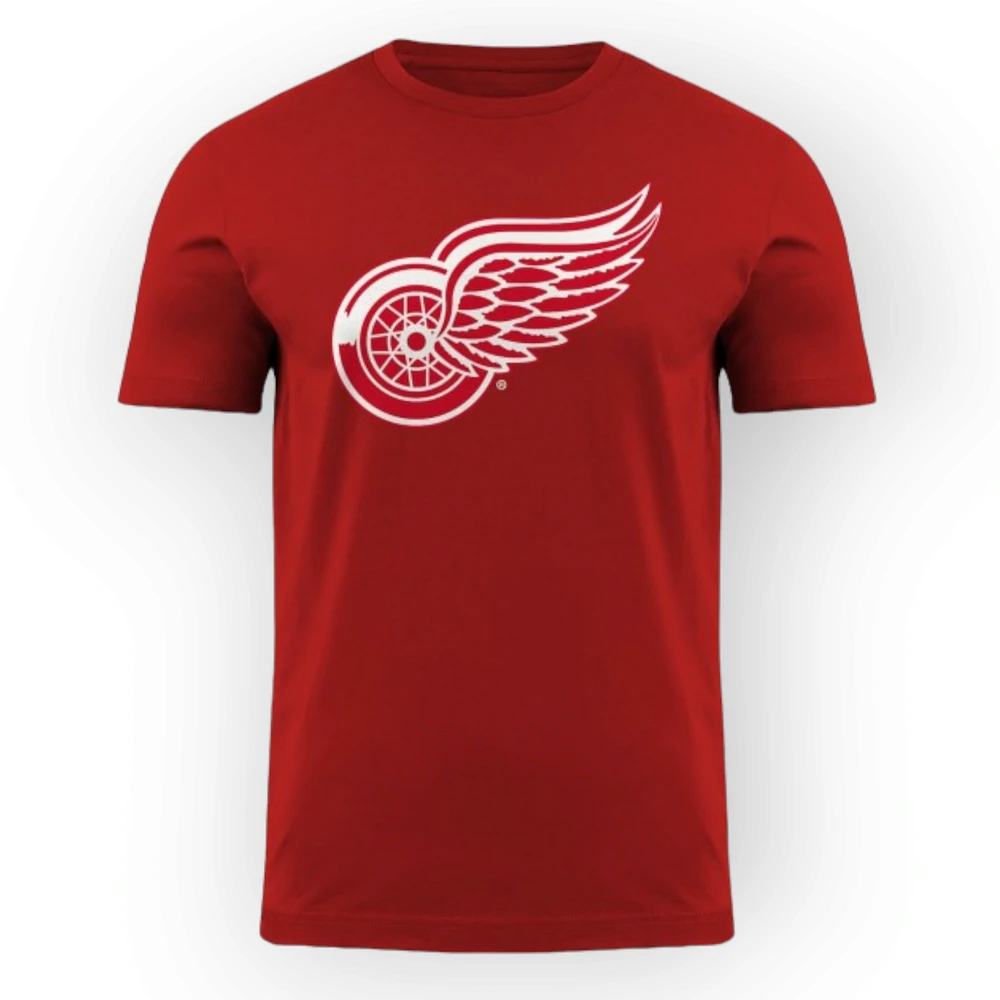 NHL Detroit Red Wings Red Primary Logo T-Shirt