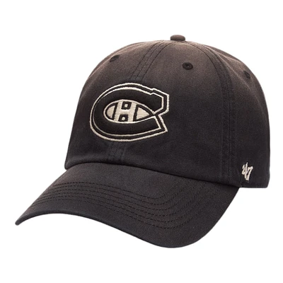 NHL Montreal Canadiens '47 Brand Dusted Black Clean Up Cap