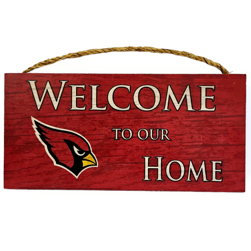 NFL Arizona Cardinals Welcome to our Home Sign