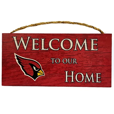 NFL Arizona Cardinals Welcome to our Home Sign