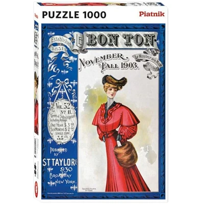 Piatnik 1000 Piece Puzzle Bon Ton Magazine Cover 1903 No. 552540