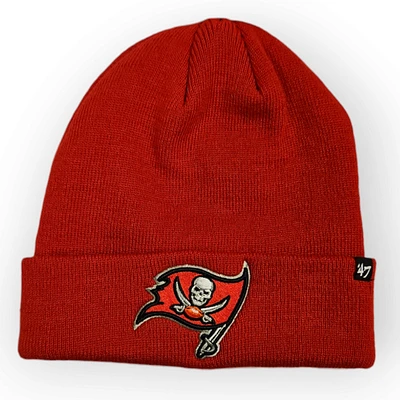 NFL Tampa Bay Buccaneers '47 Brand Red Raised Cuff Beanie