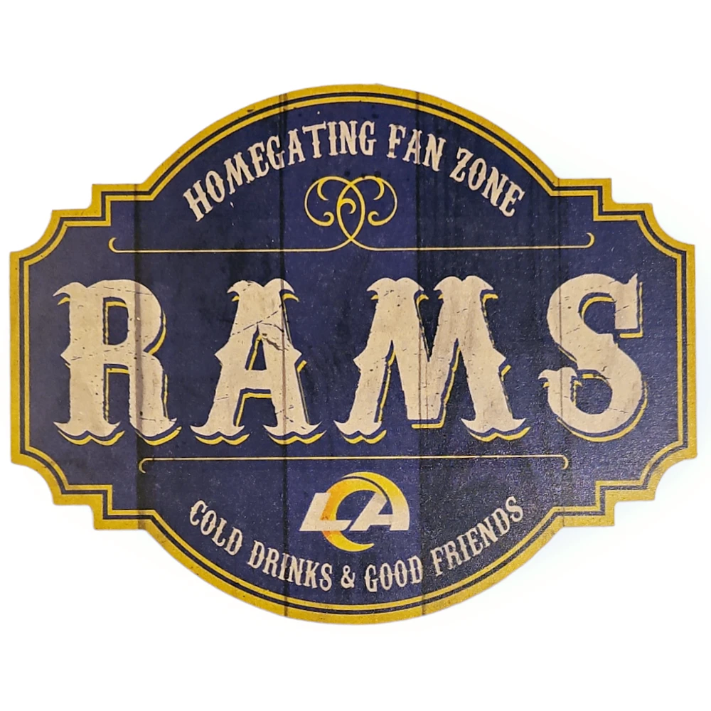 NFL L.A. Rams 12" Homegating Tavern Sign