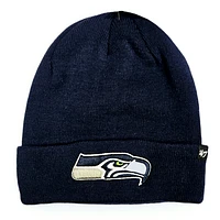 NFL Seattle Seahawks '47 Brand Navy Raised Cuff Beanie