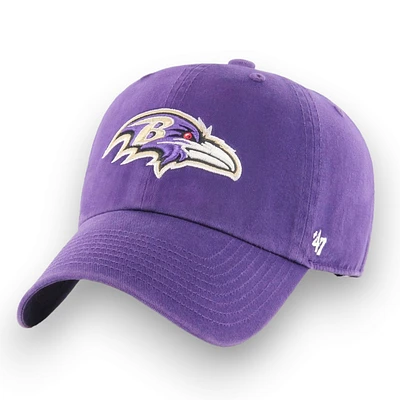 NFL Baltimore Ravens '47 Brand Purple Clean Up Cap