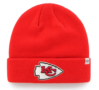 NFL Kansas City Chiefs '47 Brand Red Raised Cuff Beanie