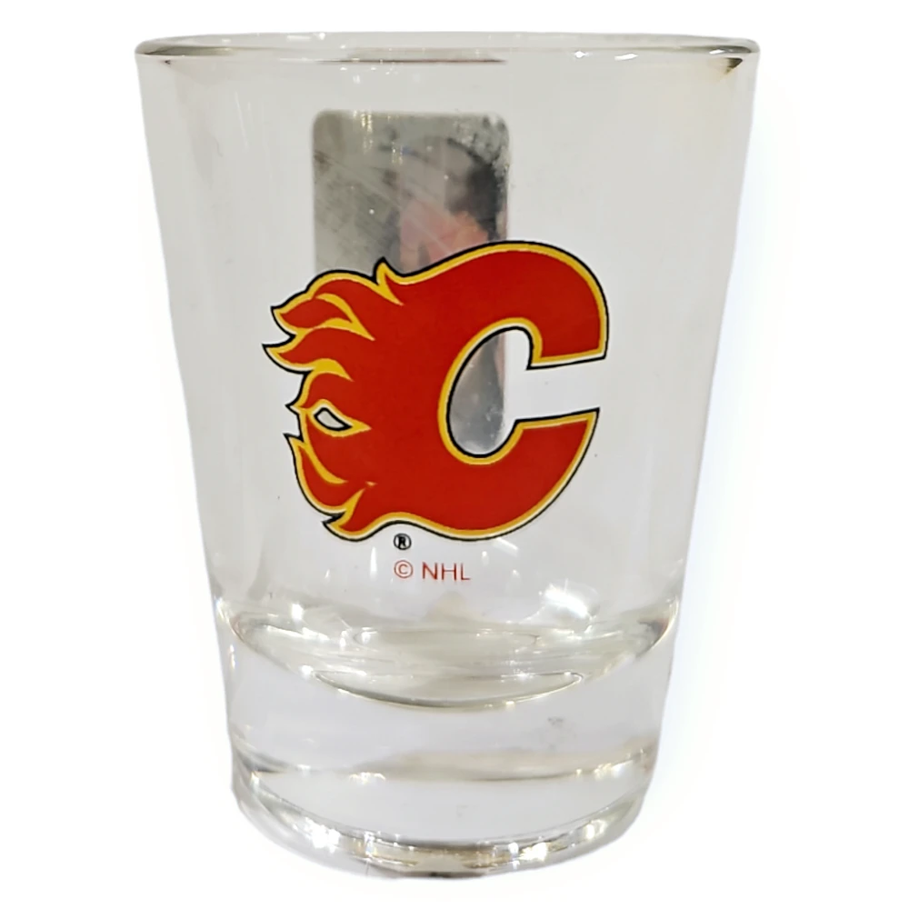 NHL Calgary Flames Shot Glass 2oz