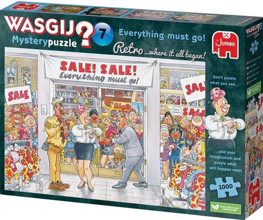 Wasgij? 1000 Piece Mystery Puzzle Everything Must Go! No. 7