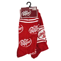 Dr Pepper Licensed Socks (2 Pack)