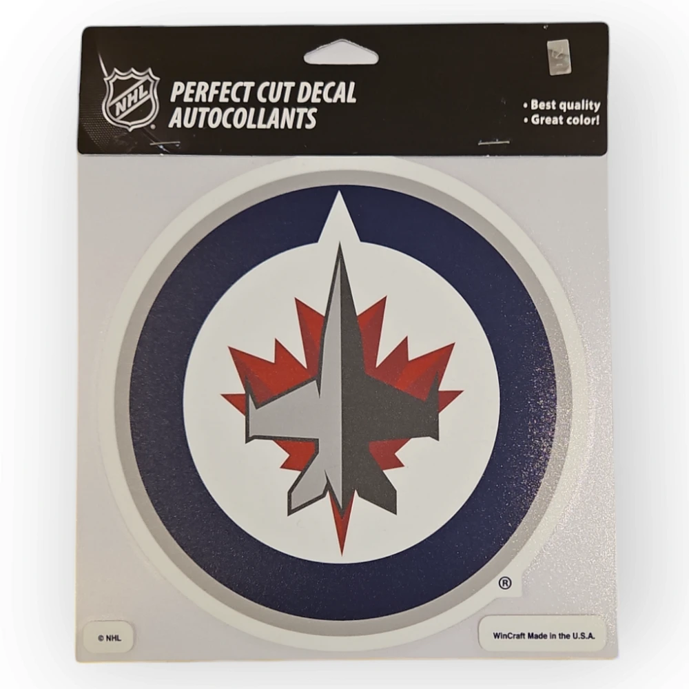 NHL Winnipeg Jets Decal 8" x 8"