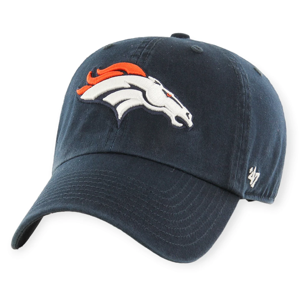 NFL Denver Broncos '47 Brand Navy Clean Up Cap