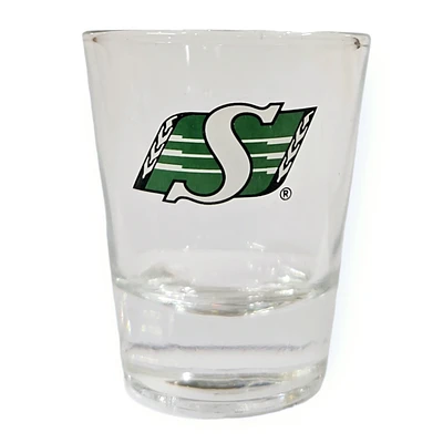 CFL Saskatchewan Roughriders Shot Glass 2oz