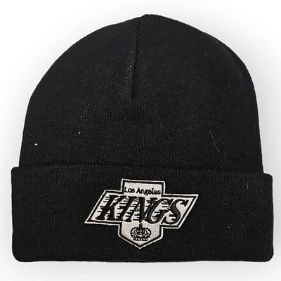 NHL L.A. Kings Vintage Black Knit Raised Cuff Beanie