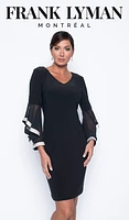 Bell Sleeve Cocktail Dress