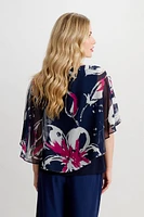 Chiffon Floral Print Top