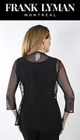 Two Piece Embroidered Detailed Top