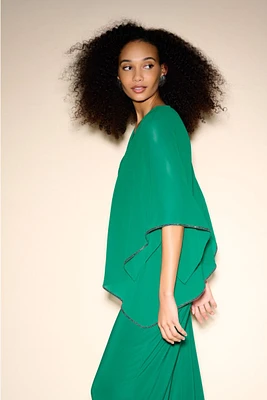 Chiffon Draped Top