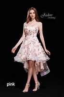 Floral High-Low Dress