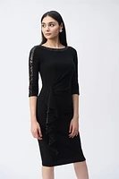 Sheath Sequined Midi Dress