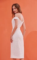 Off Shoulder Lace Short Dress