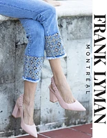 Embroidered Trim Denim Jeans