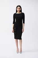 Sheath Sequined Midi Dress